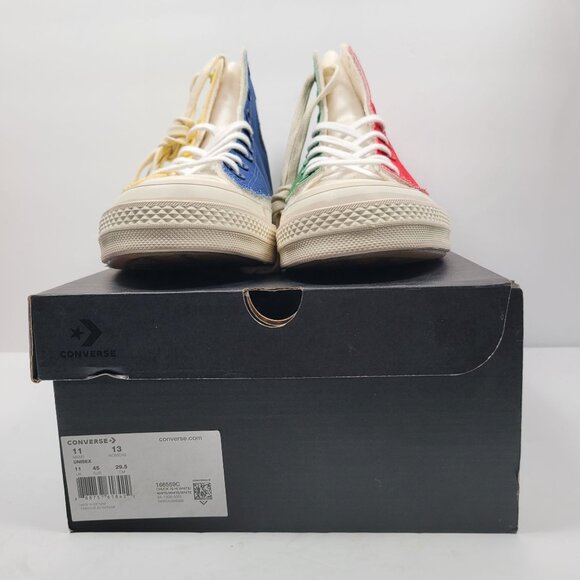 Converse Chuck 70 Hi Multi-Color Canvas Sneakers US Size Men's 11 Women's 13 NWB - Picture 2 of 12